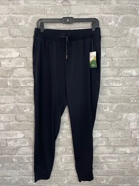 Libin Women's Black Pull-On Jogger Pants with Drawstring Waist